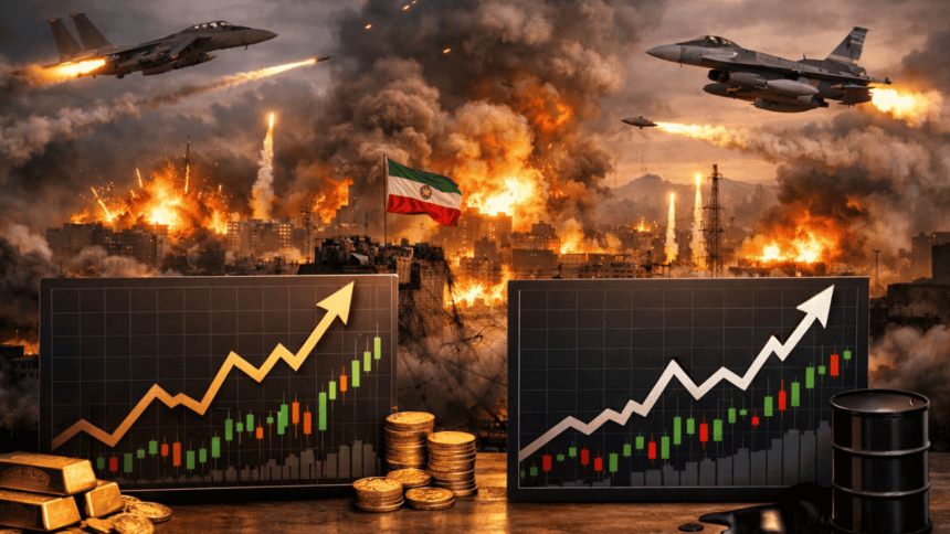 Oil and 'golden virtual currency' prices soar due to Iran attack
