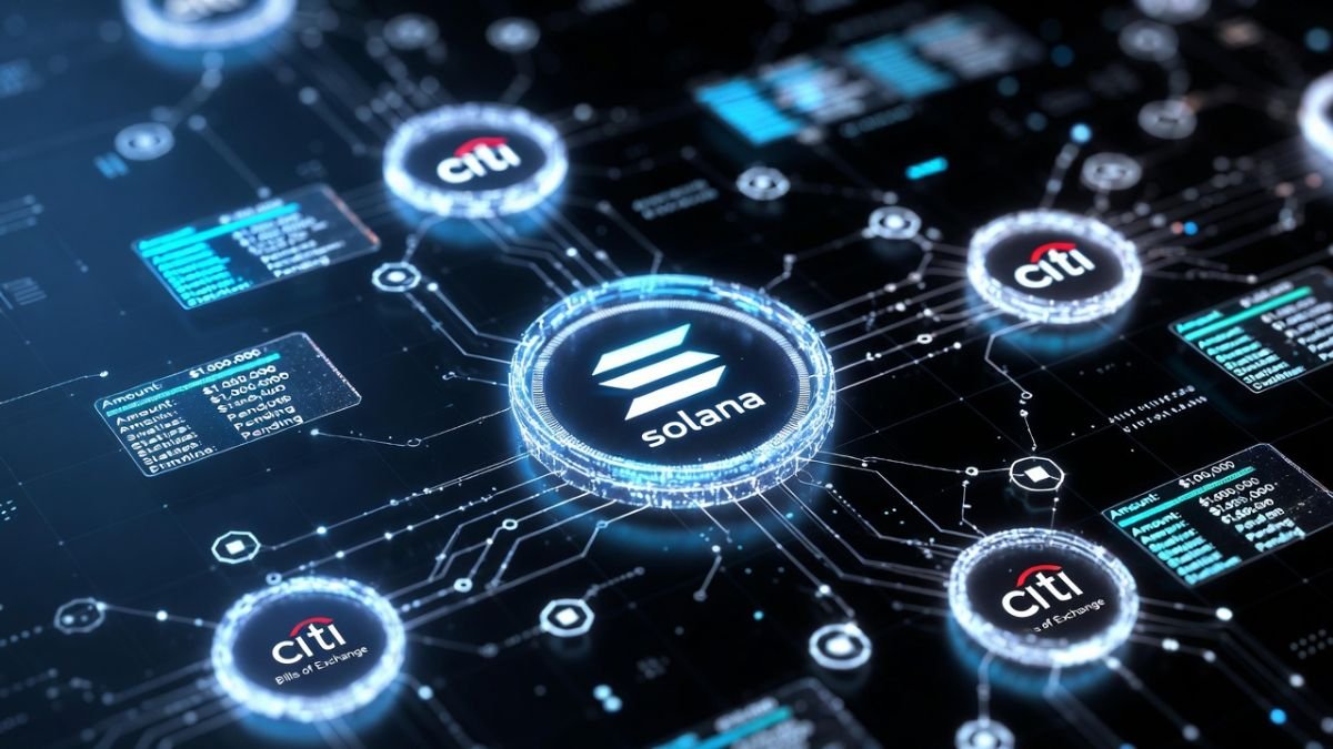 Solana is the network chosen by Citi to tokenize bills of exchange