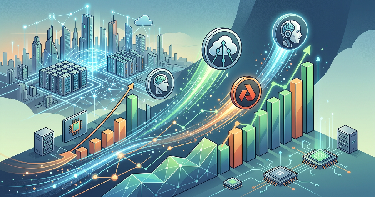 AI crypto tokens surge 111 percent in one month rally