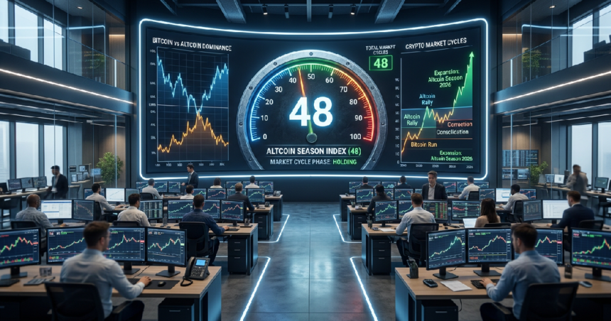 Altcoin Season Index Holds at 48 for Crypto Market Cycles