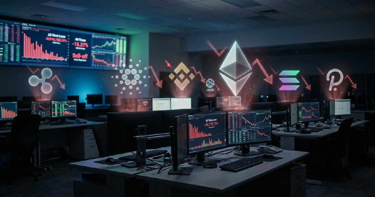 Forty Percent of Altcoins Near All-Time Lows in Market Sell-off