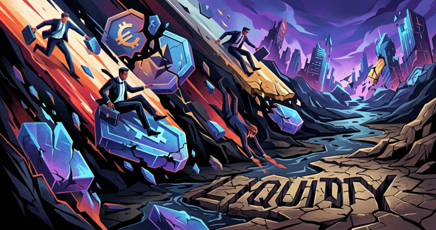 Digital Asset Leaders Slide as Market Liquidity Dries Up