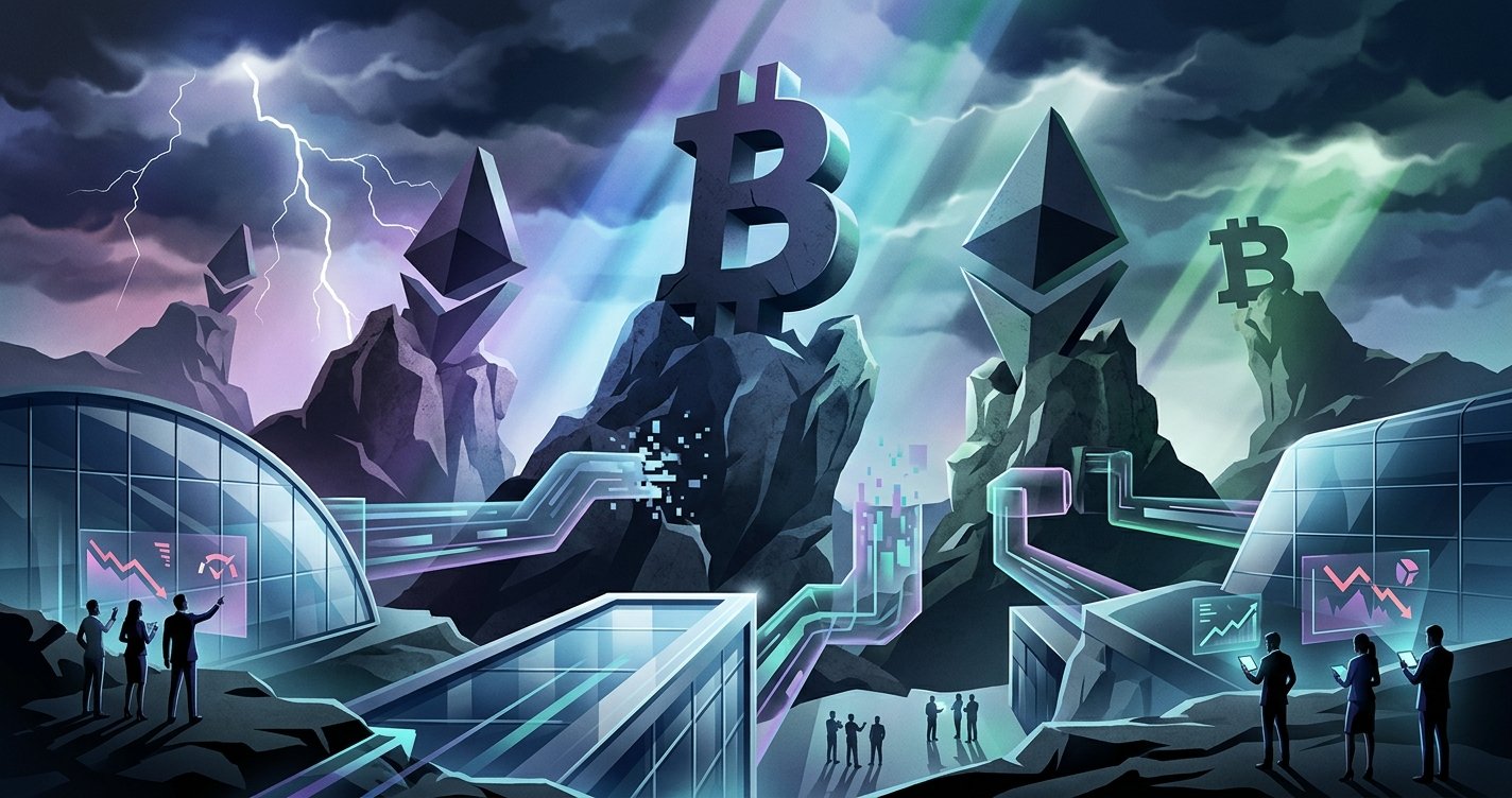 Crypto Majors Stall as Institutional Demand Hits Buffer