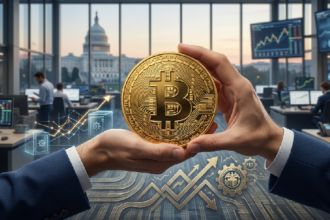 Bitcoin holds at 67558 as US data cools rate cut hopes