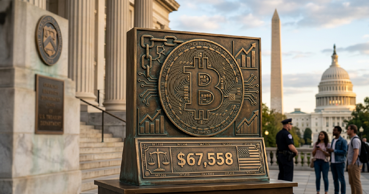 Bitcoin price holds at $67,558 following US developments