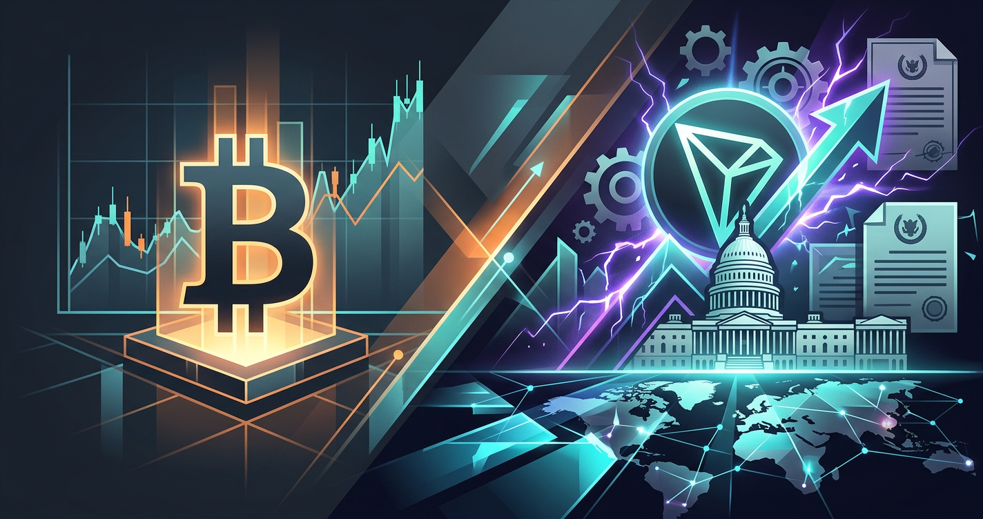 Bitcoin Holds Steady While TRON Gains on US Bill Progress