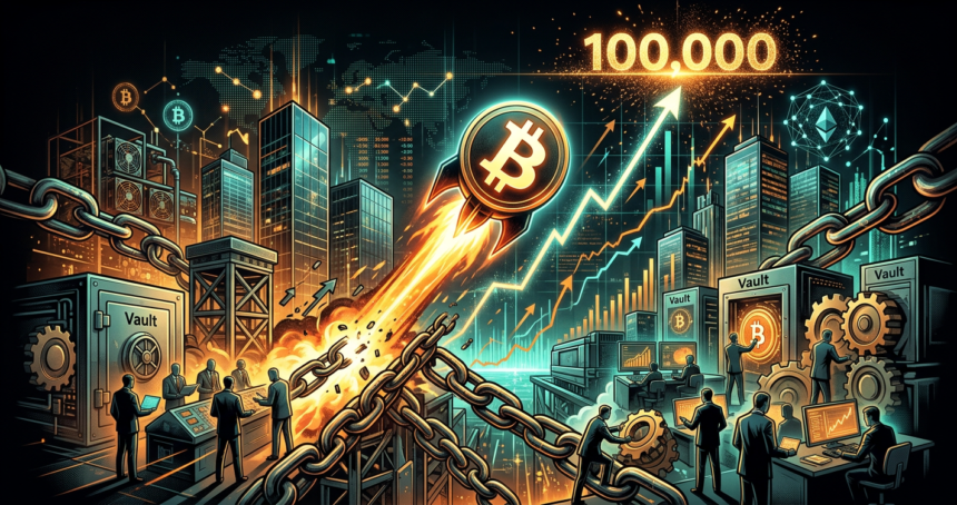 Bitcoin eyes six figures as institutional demand holds steady