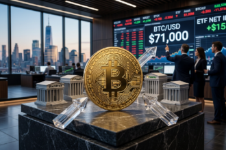Bitcoin hits $71,000 as US Spot Crypto ETFs net $151M inflows