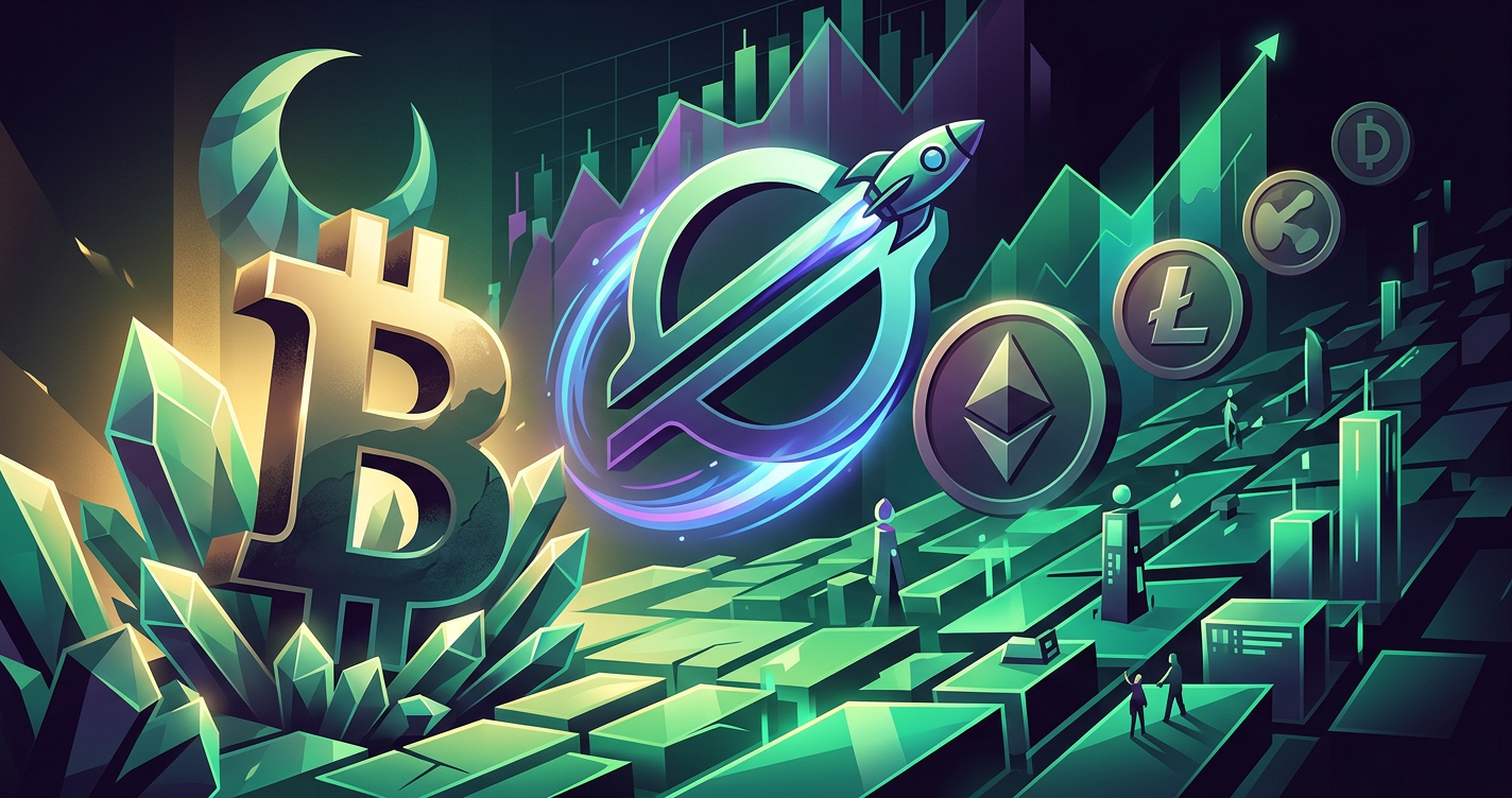 Bitcoin Reclaims 71,000 as Stellar Leads Major Coins Higher