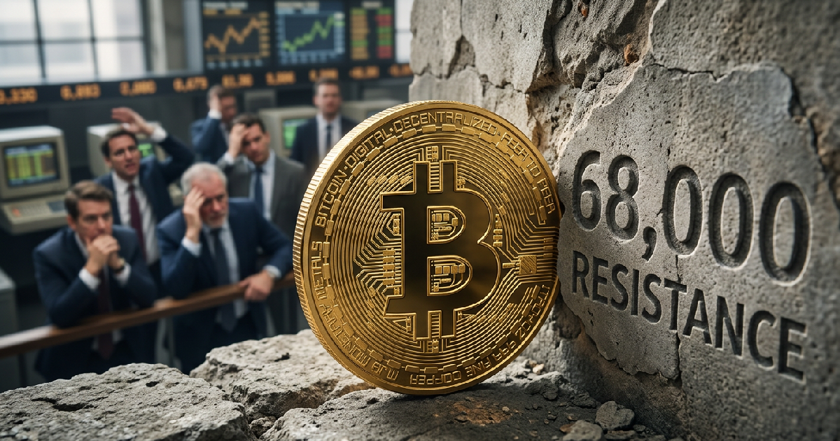 Bitcoin Stalls Near $68K as Analysts Eye Potential Downside