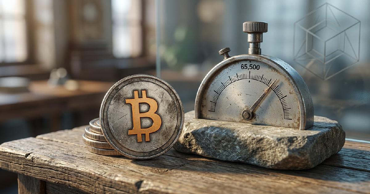 Bitcoin price tests $65.5K support as market signals cool