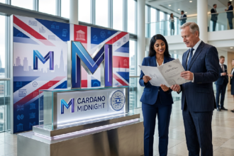Cardano Midnight lands £250M partnership with UK bank
