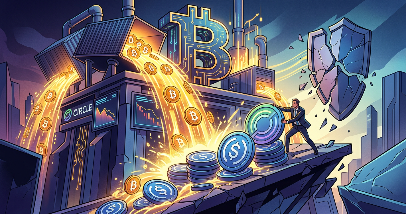 Institutional Bitcoin Inflows Weigh on Circle Market Share