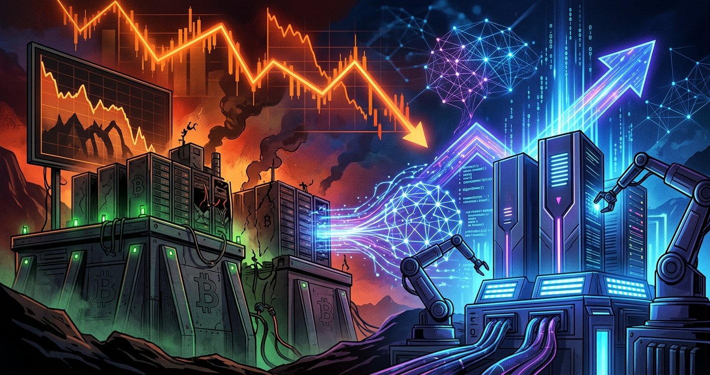 Crypto stocks underperform as miners pivot to AI services