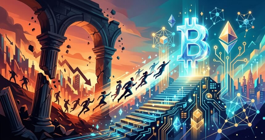 Flight to digital assets intensifies as equities stumble