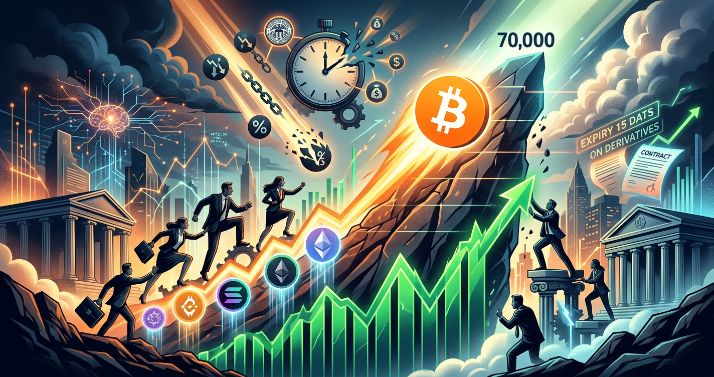 Crypto markets bounce back as Bitcoin nears 70k level