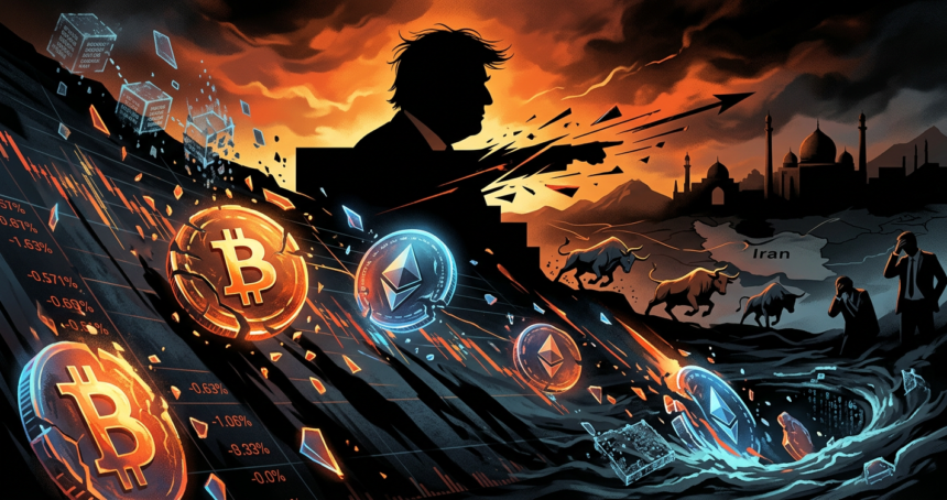 Crypto markets tumble on Trump Iran ultimatum