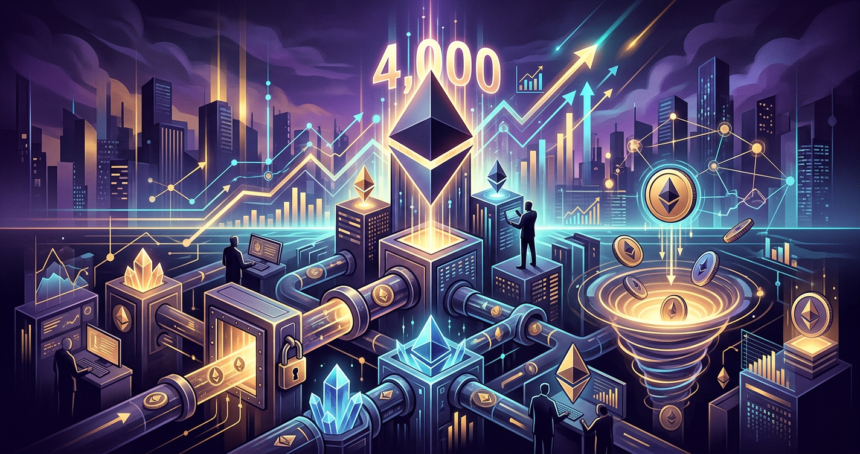 Ether Eyes $4,000 Mark as Market Supply Tightens