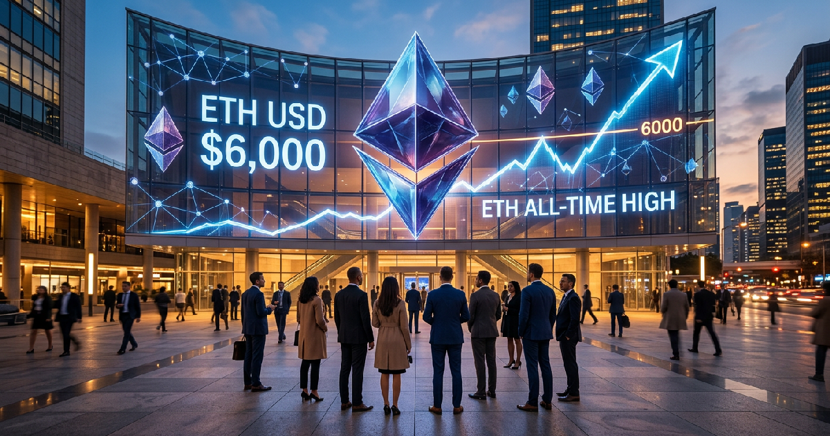 Ethereum breaks $6000 resistance as institutional...