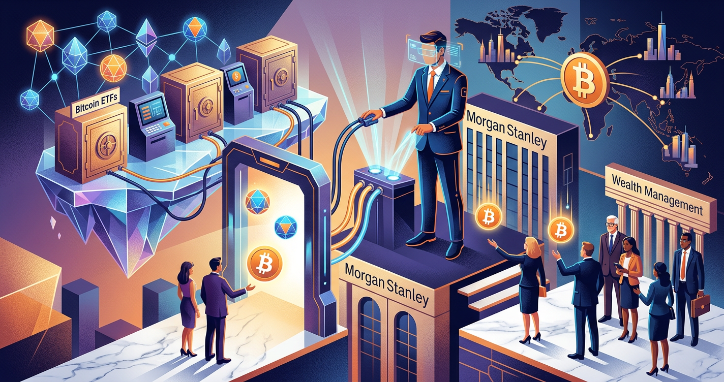 Morgan Stanley Expands Bitcoin Access for Wealth Clients