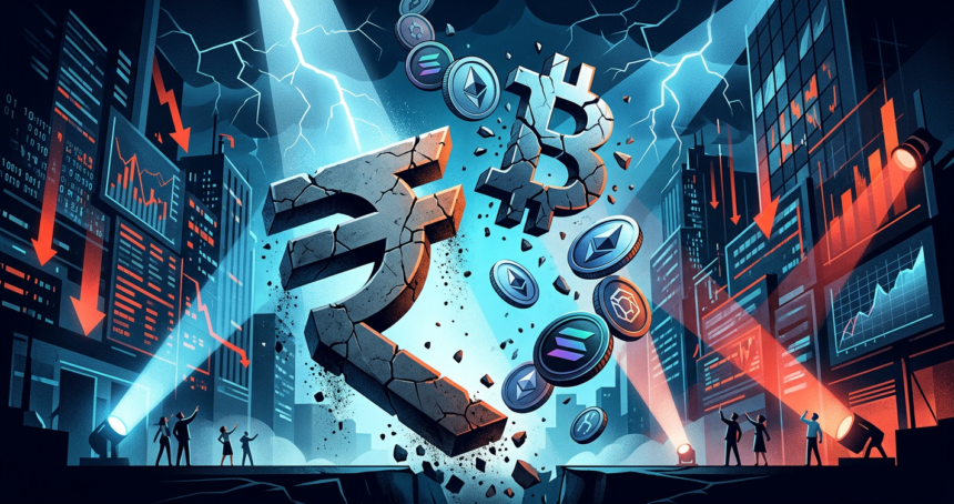 Rupee hits record low as crypto slide intensifies