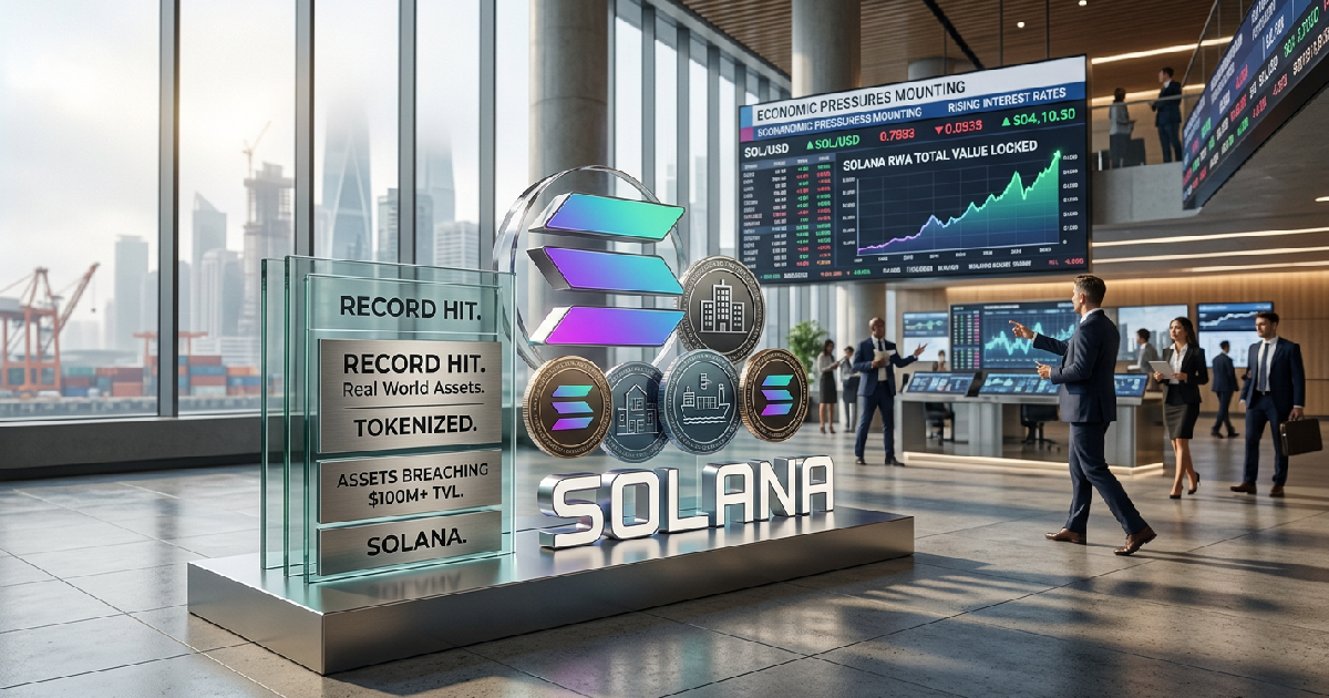 Solana RWA record hit as economic pressures mount