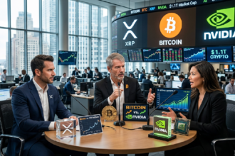 Market debate grows over XRP Bitcoin and Nvidia valuations