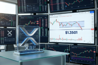 XRP price drops below 1.35 as 1.28 support level looms