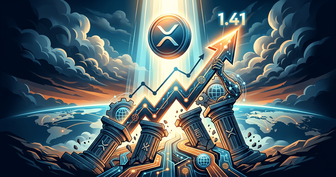 XRP Hits 1.41 as Regulatory Hope Spurs Fresh Gains