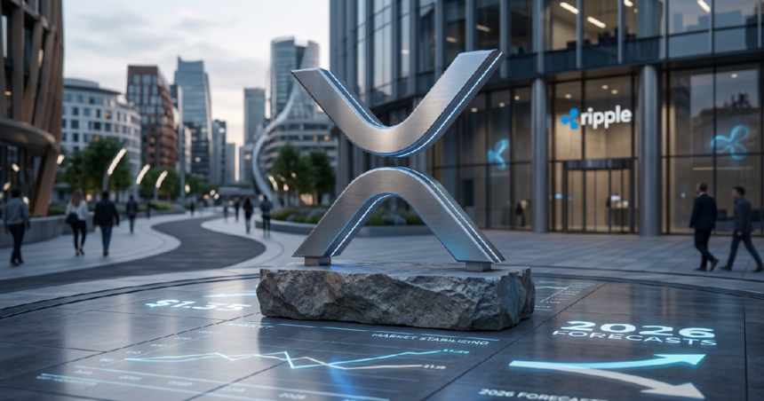 XRP holds $1.35 level as 2026 price forecasts diverge