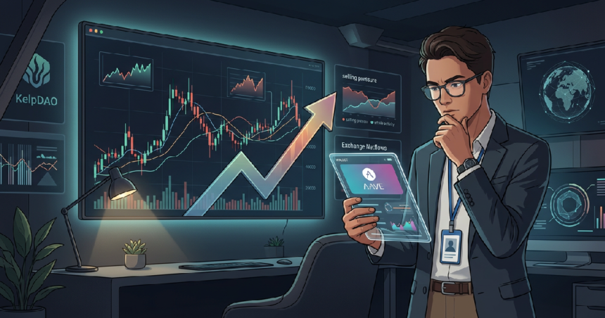 Aave market shows signs of strain as exchange inflows signal growing risk