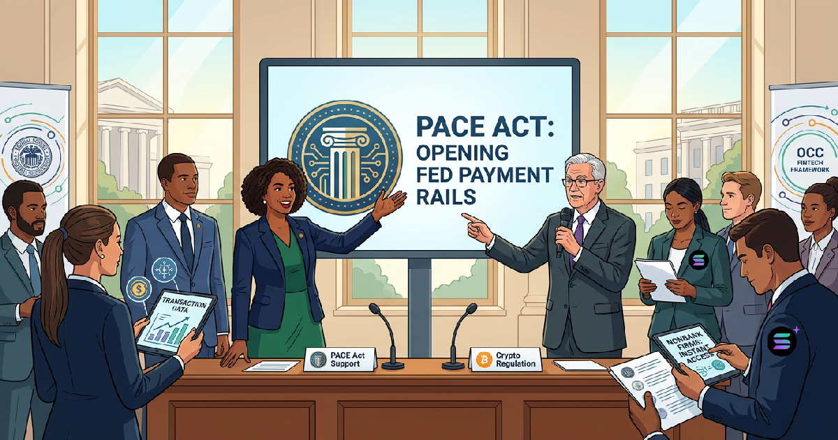 PACE Act Seeks to Open Fed Payment Rails to Nonbanks with Crypto Support