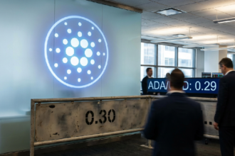 Cardano remains stalled below the 30 cent resistance mark