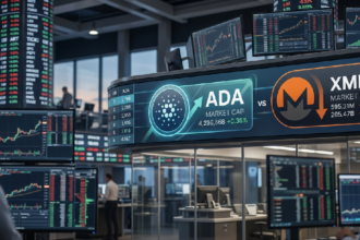 Cardano and Monero battle for position in market rankings