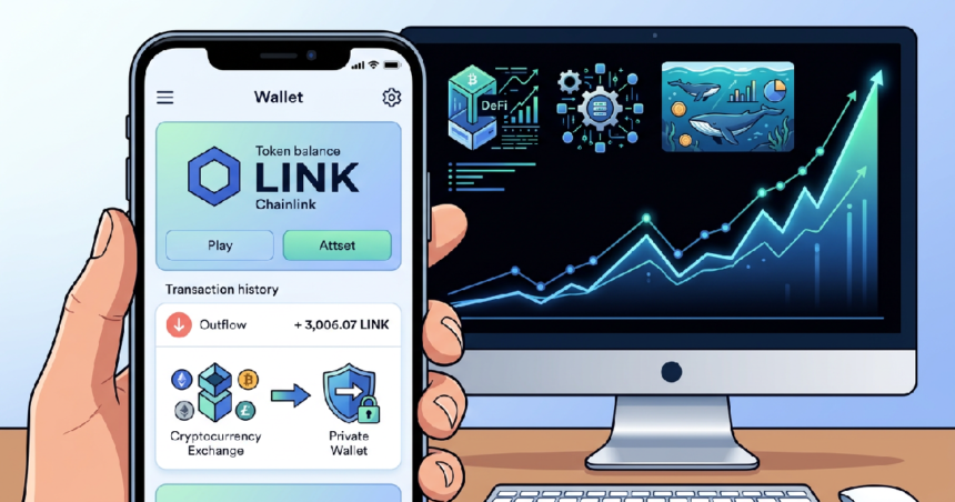 Chainlink Exchange Outflows Reach Yearly High as Large Holders Move to Private Custody
