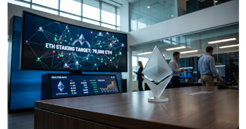 Ethereum Foundation reaches 70,000 ETH staking target