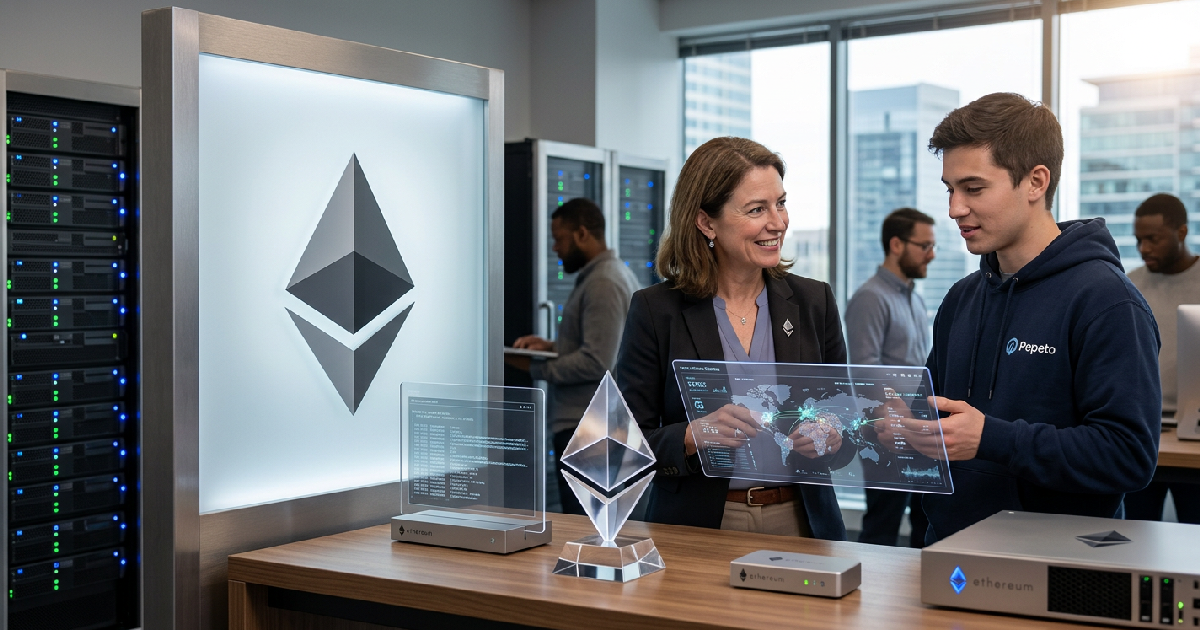 Ethereum Foundation stakes record 22,517 ETH as Pepeto gains
