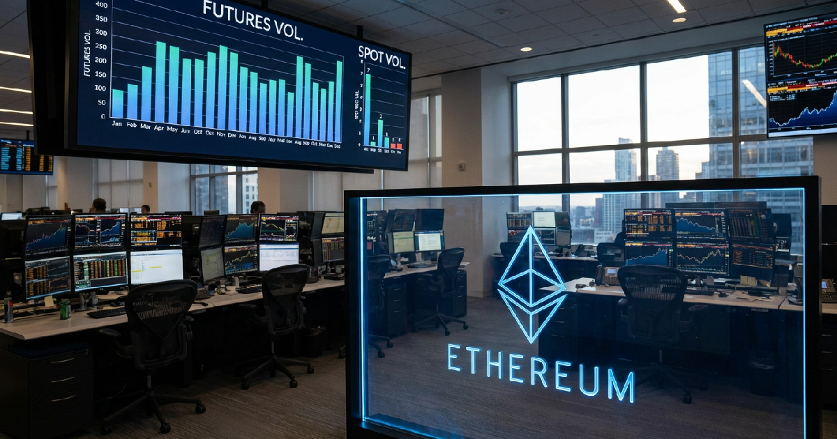 Bloomingbit reports Ethereum futures volume 7x higher than spot