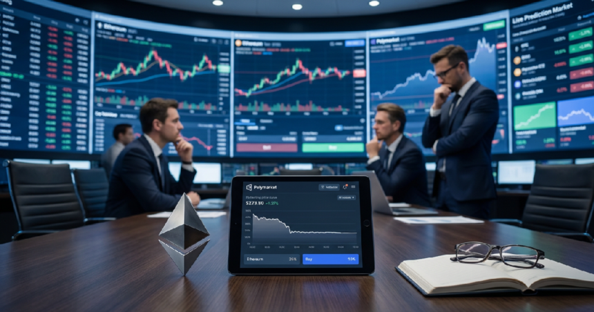 Polymarket Traders Shift to Cautious Stance on Ethereum Price Targets