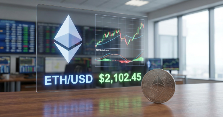 Ethereum MACD turns bullish as ETH defends $2.1K support