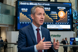 Fidelity executive sees investors trade gold for Bitcoin