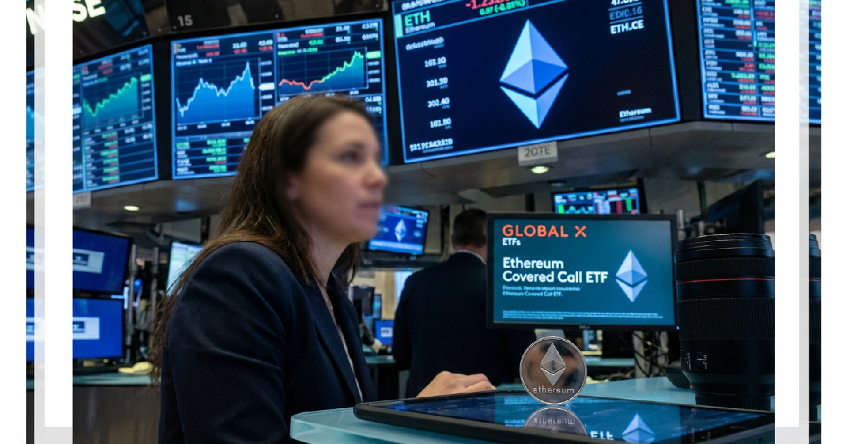Global X Launches Ethereum Covered Call ETF for Weekly Income