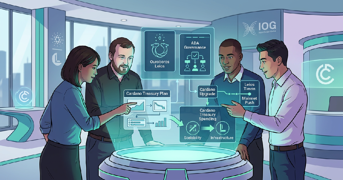 Input Output Streamlines Cardano Treasury for Leios Push