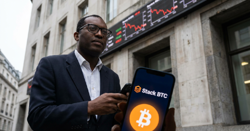 Kwasi Kwarteng joins Stack BTC as UK market systems fail