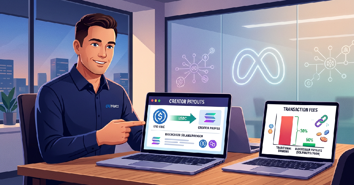 Meta Taps USDC to Power Creator Payments via Solana and Polygon