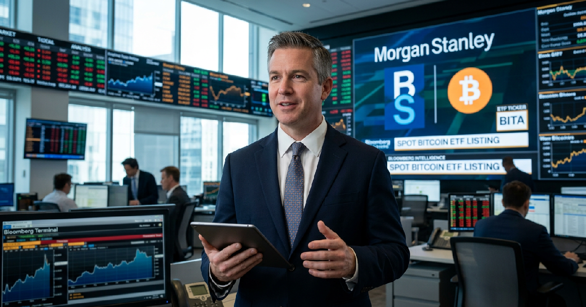 Morgan Stanley spot Bitcoin ETF may list April 8