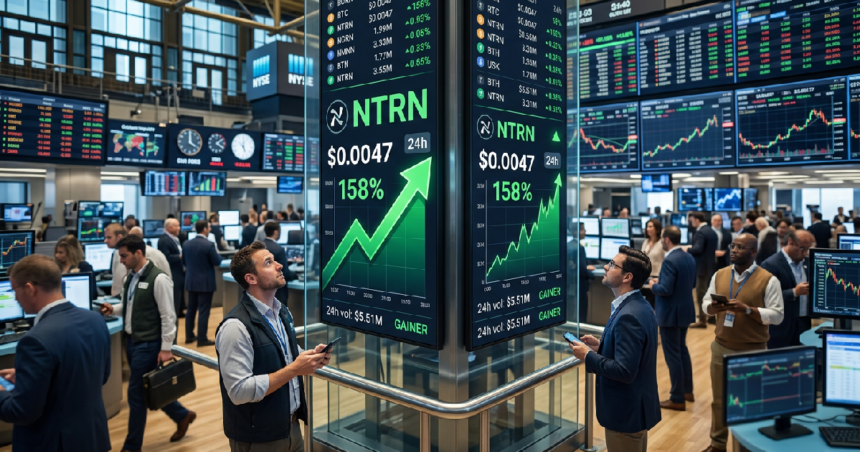 Neutron NTRN Leads Altcoin Market with 158 Percent Surge