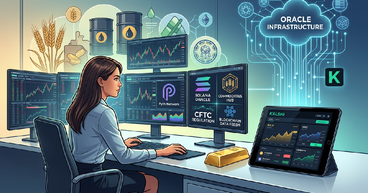 Pyth Network to Provide Oracle Infrastructure for Kalshi Commodities Hub