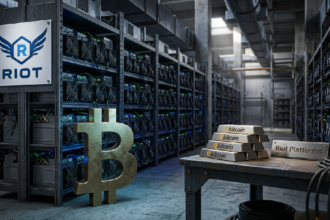 Riot Platforms sells 3778 BTC to counter mining pressures