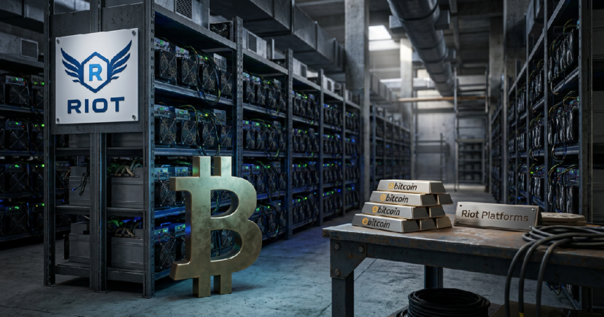 Riot Platforms sells 3778 BTC to counter mining pressures